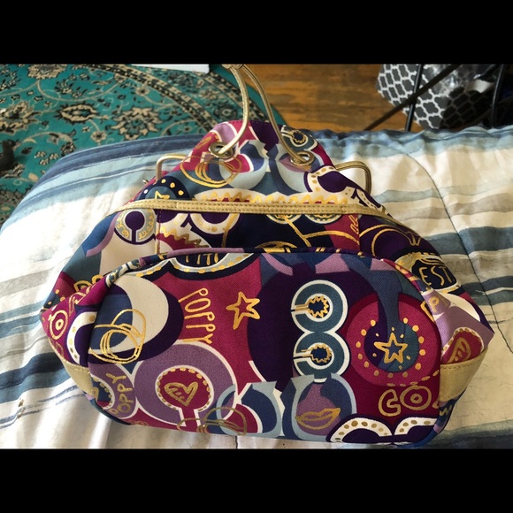 Coach PullString Rainbow Candy Handbag - Picture 6 of 8